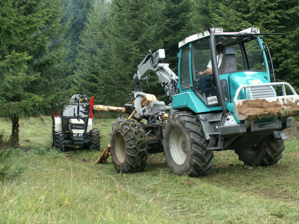 faset trattori forestali in fase di verifica in campo